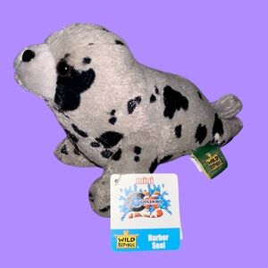 Wild Republic Harbor Seal Plush Stuffed Animal NEW w TAGS Mini Cuddlekins